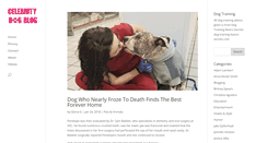 Desktop Screenshot of celebritydogblog.com