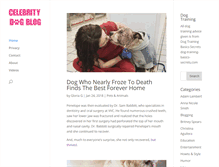 Tablet Screenshot of celebritydogblog.com